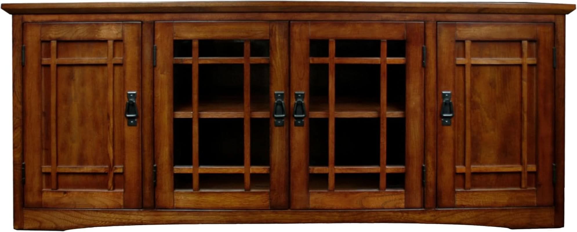 Solid North American Hardwood Television Console 65 Inch