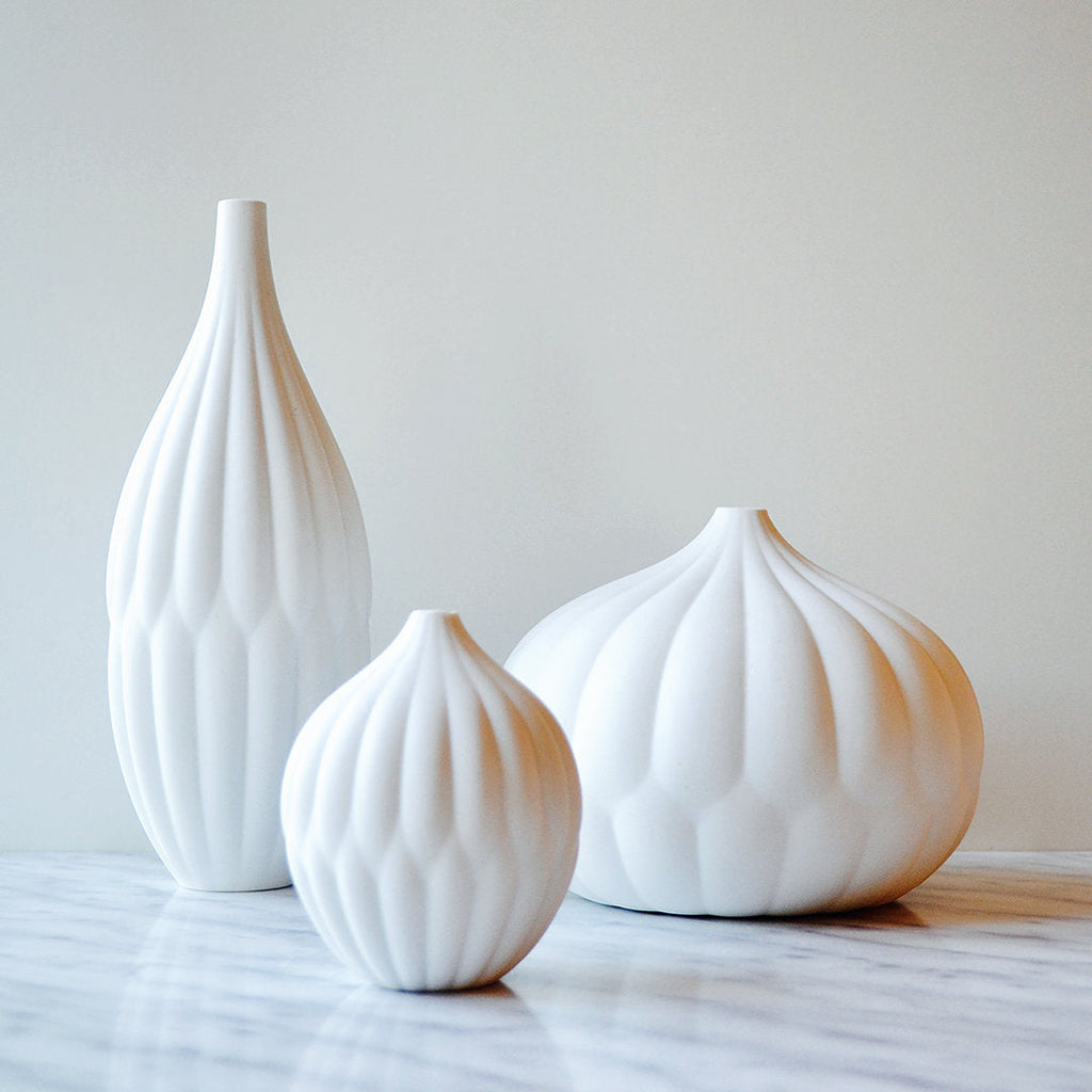 Petite Textured Porcelain Vase