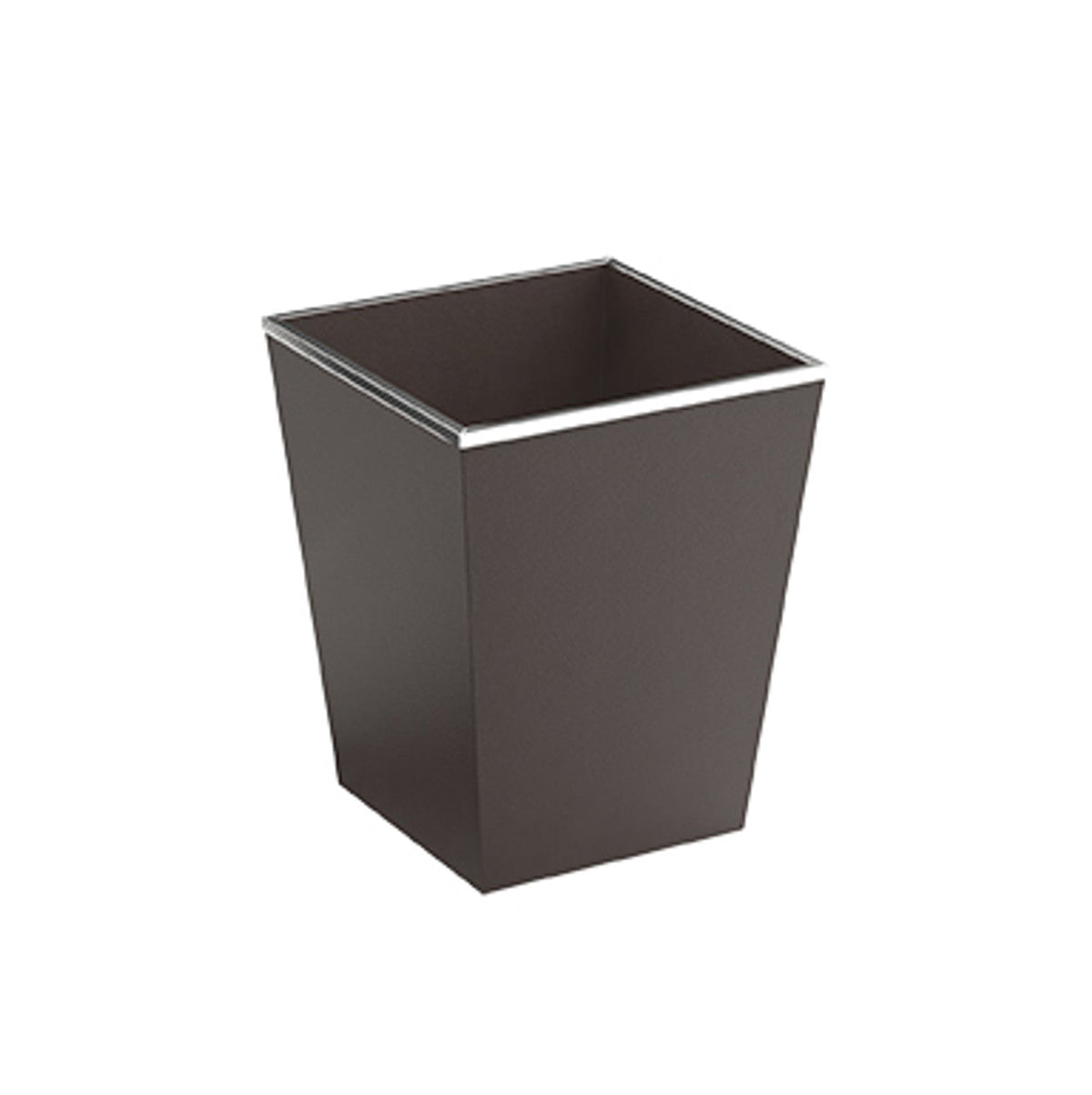 Craster Bedroom Faux Leather Square waste bin SKU: AP_367_G