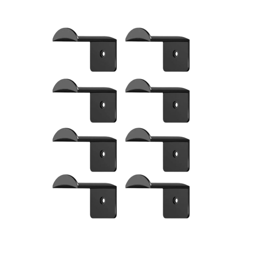  8 Pack Metal Hat Hooks Wall Mounted Hook Cap Holder Multipropose Storage Organizer Rack Home Room Storage Tools