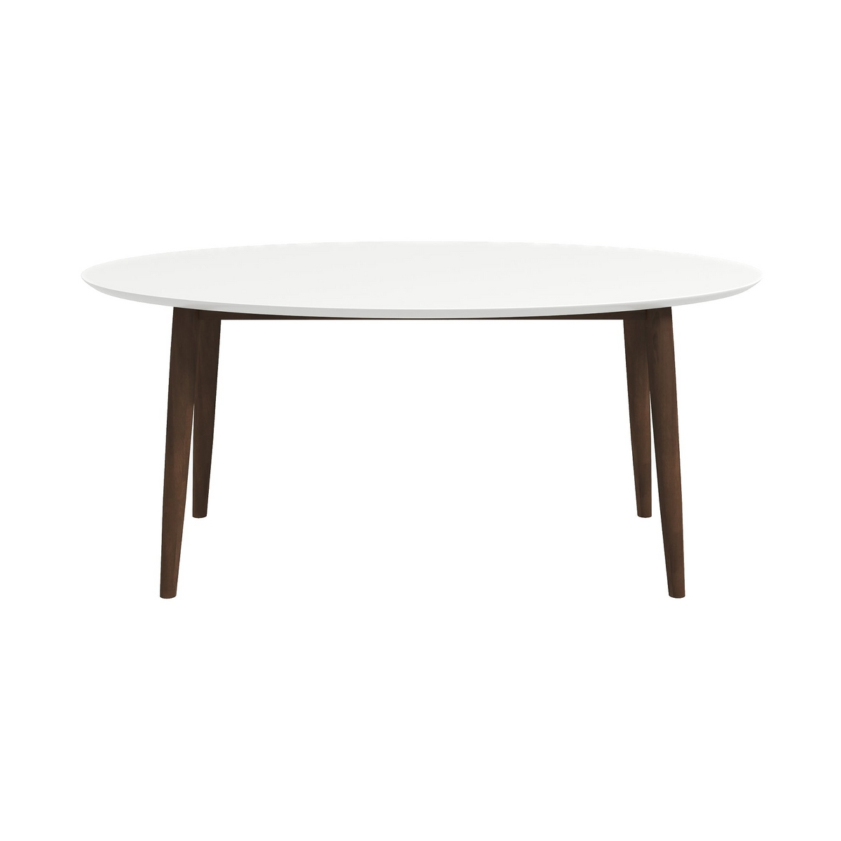 Ada Mid Century Modern Style Solid Wood Dining Table