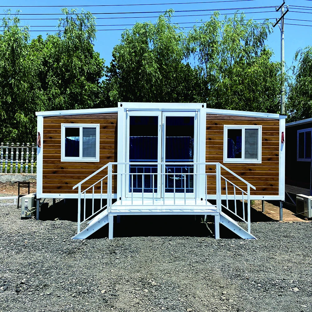 Customized Custom 20ft 40ft Luxury Prefab Villa Foldable Expandable Container House Prefabricated Portable Home 2 3 4 5 Bedroom