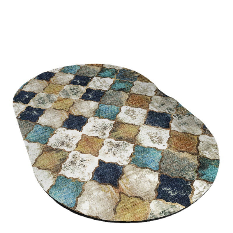 Retro Non-Slip Bath Mat with Quick-Dry Technology