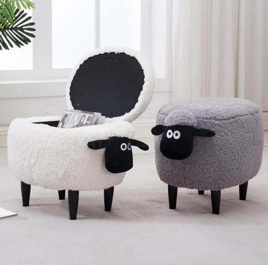 Shaun the Sheep Storage Ottoman and Shoe Bench