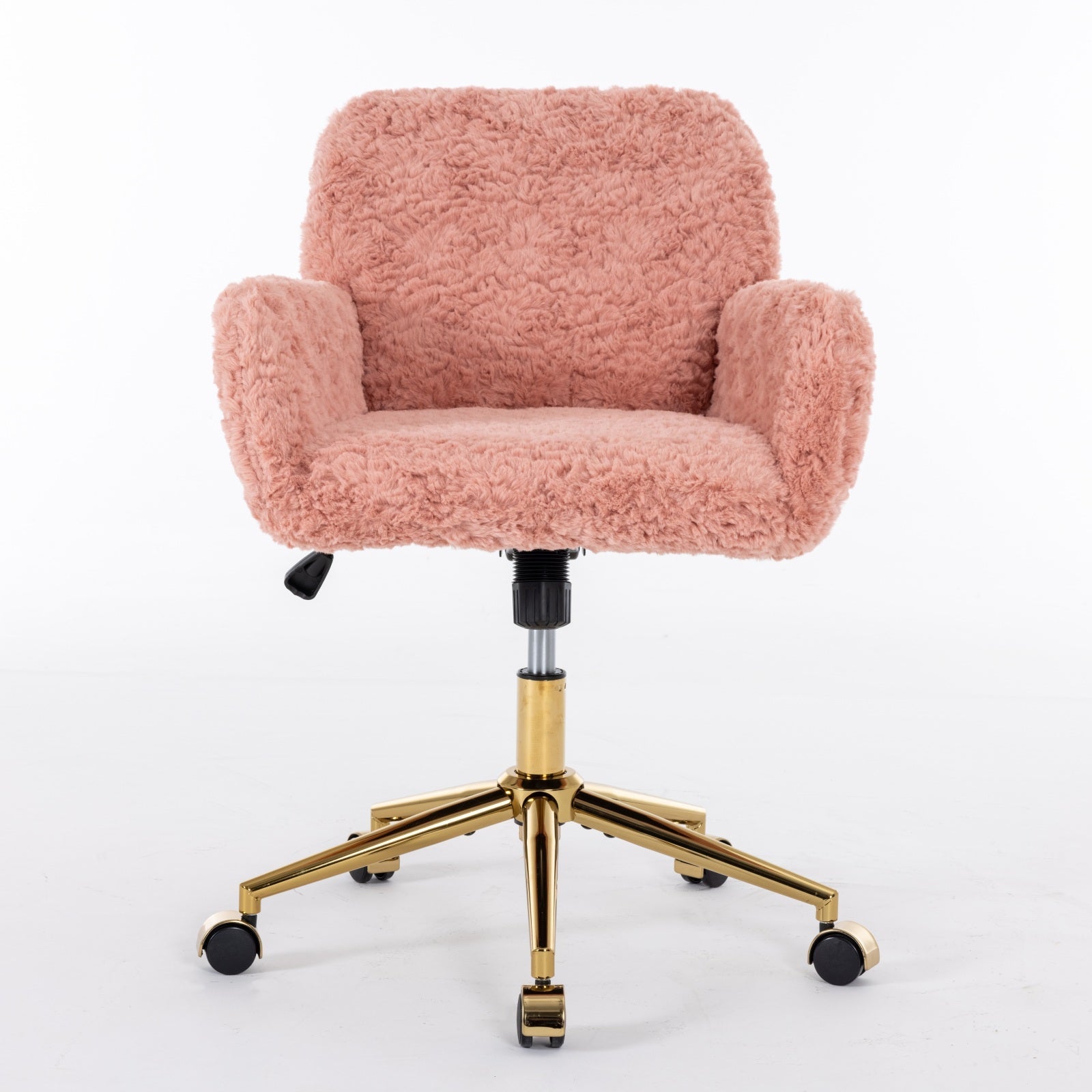 A&A Furniture Office Chair with Golden Metal Base