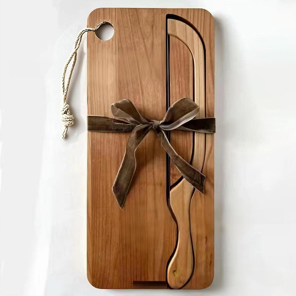 Bread cutting set bread toast slice cutting board baguette slice knife