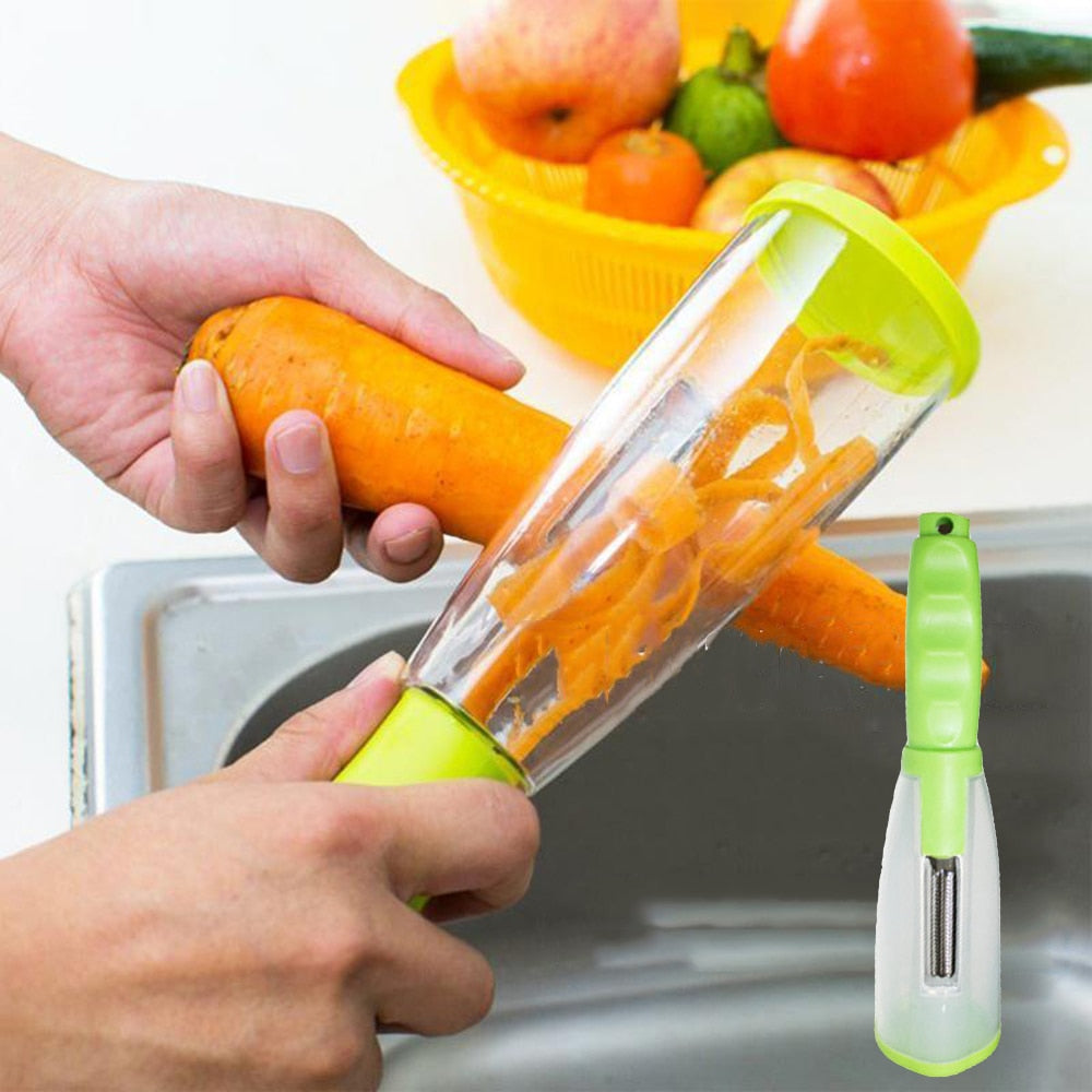 Peeler With Handle Apple Carrot Cucumber Stainless Steel Multi-Function Peeling Knife