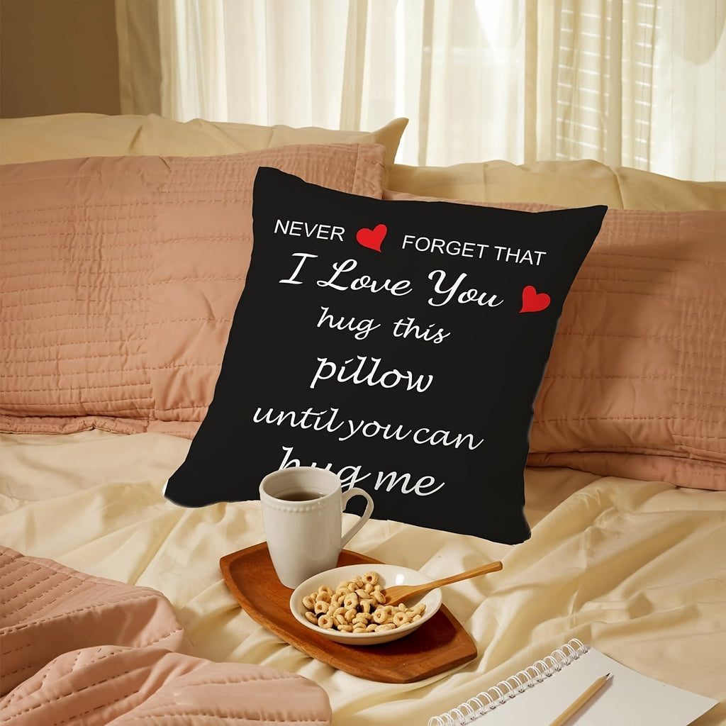 NNETM "I Love You" Hug Throw Pillow Cover