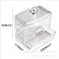 Transparent Acrylic Cotton Swab and Makeup Storage Box