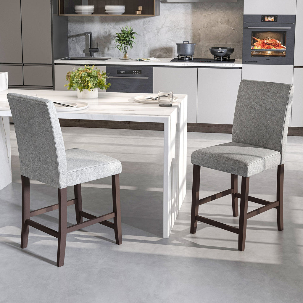 25 Inch Counter Height Set of 2 Bar Stools