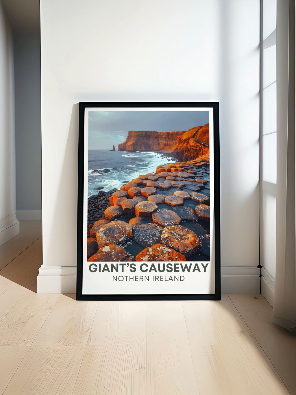 Giants Causeway Canvas Art Basalt Columns Gallery Wall Art Ireland Fine Prints