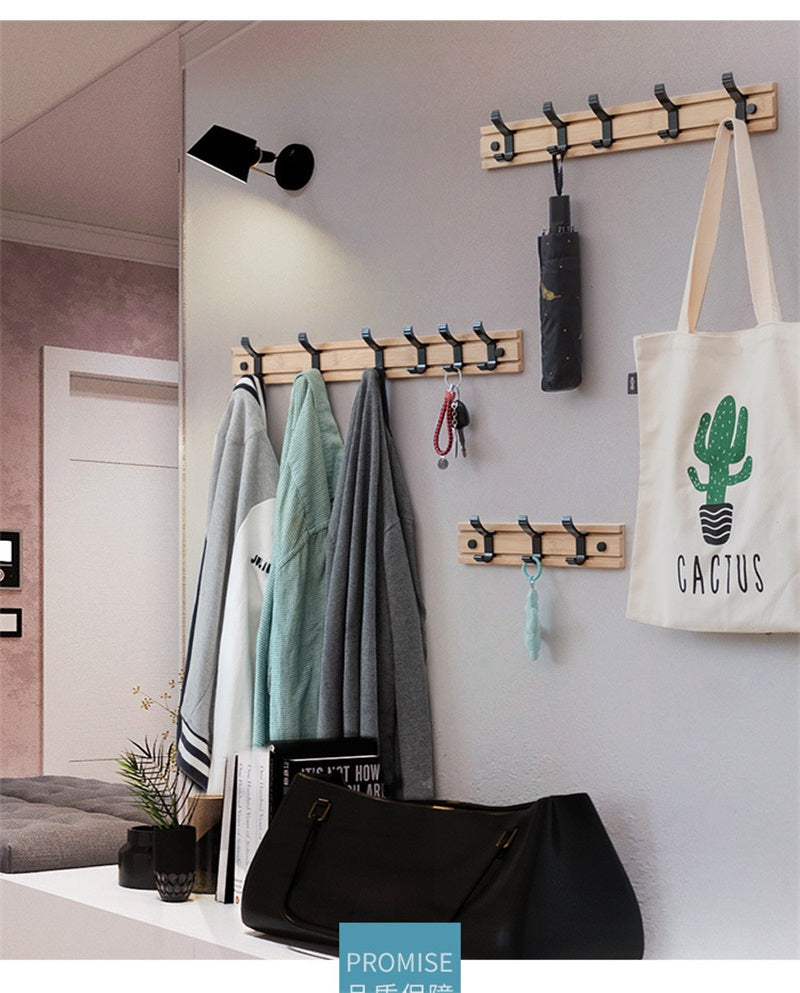 Bamboo Coat Rack and Hanger for Bedroom or Living Room
