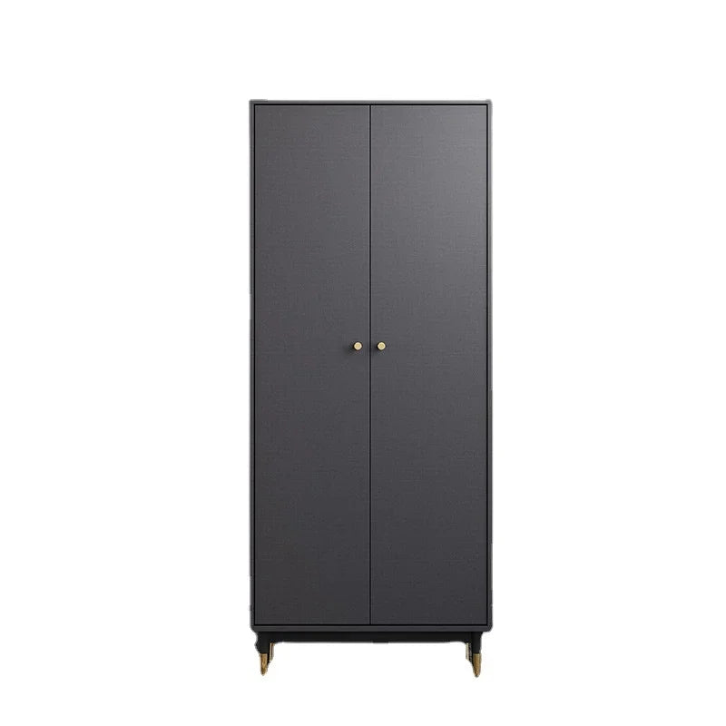 Custom Black Wood Bedroom Furniture Clothes Closet Cabinet Organizer and Storage Organization Wardrobe with Drawer