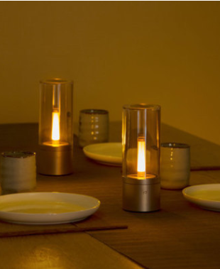Smart Candlelight Mood Lamp for Bedroom Nightstand