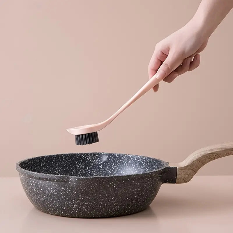 Long Handle Soft Bristle Pot Cleaning Brush for Kitchen