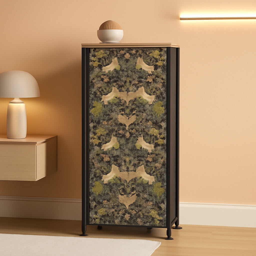 Brown Five Drawer Dresser For Bedroom Organization