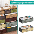 12 Drawer Fabric Dresser Tall Bedroom Organization