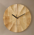 Minimalist Nordic Wooden Wall Clock for Bedroom Decor
