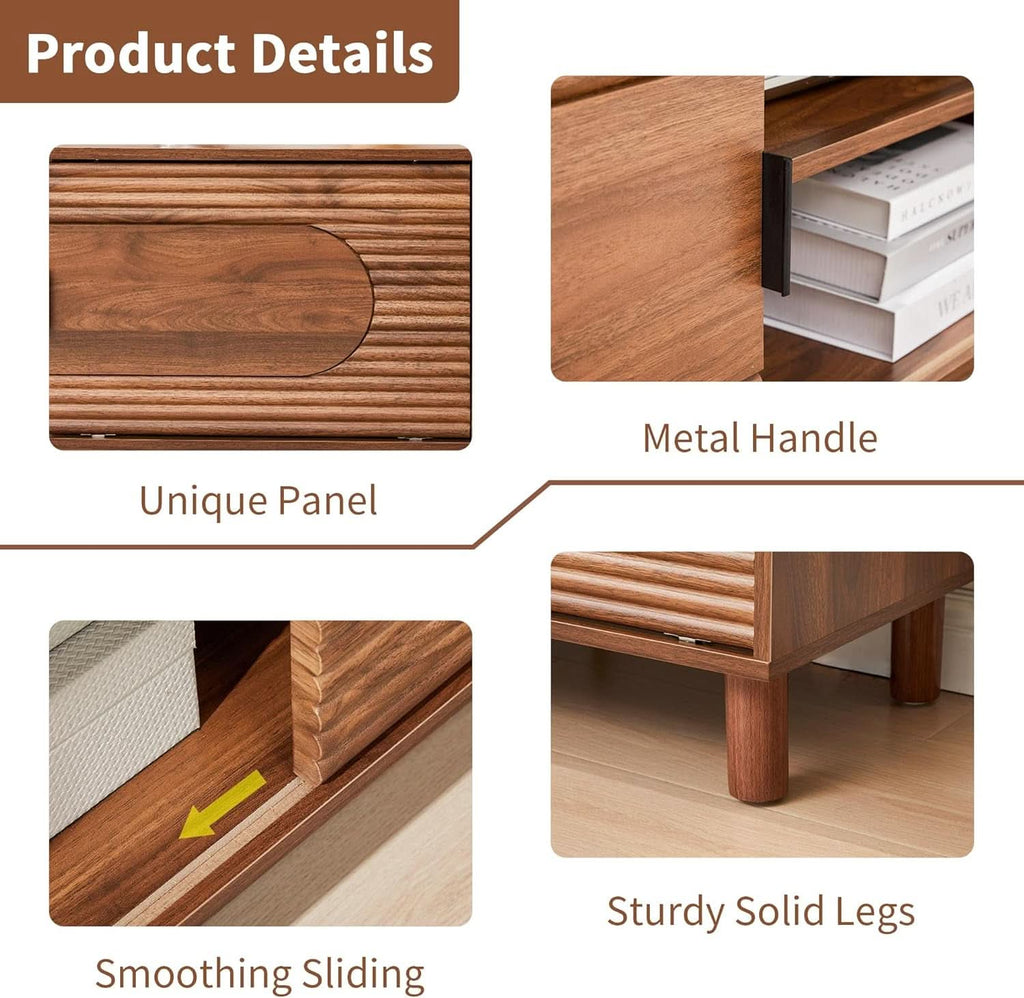 63-Inch Television Stand With Expansive Storage Units