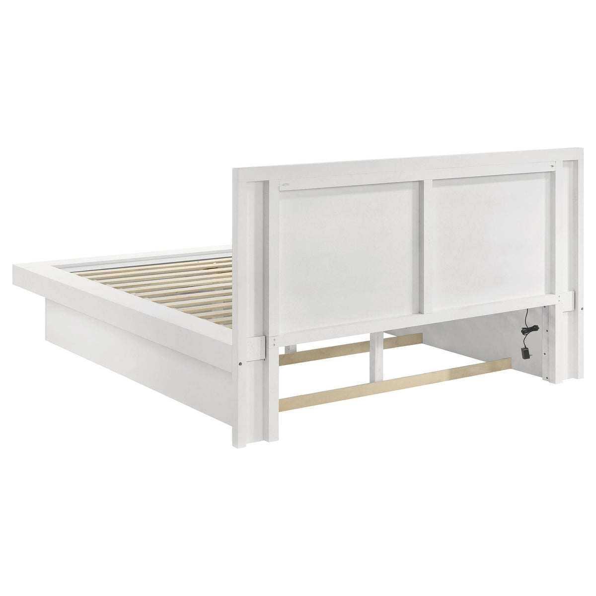 Jessica 6-piece Queen LED Bedroom Set Snow White