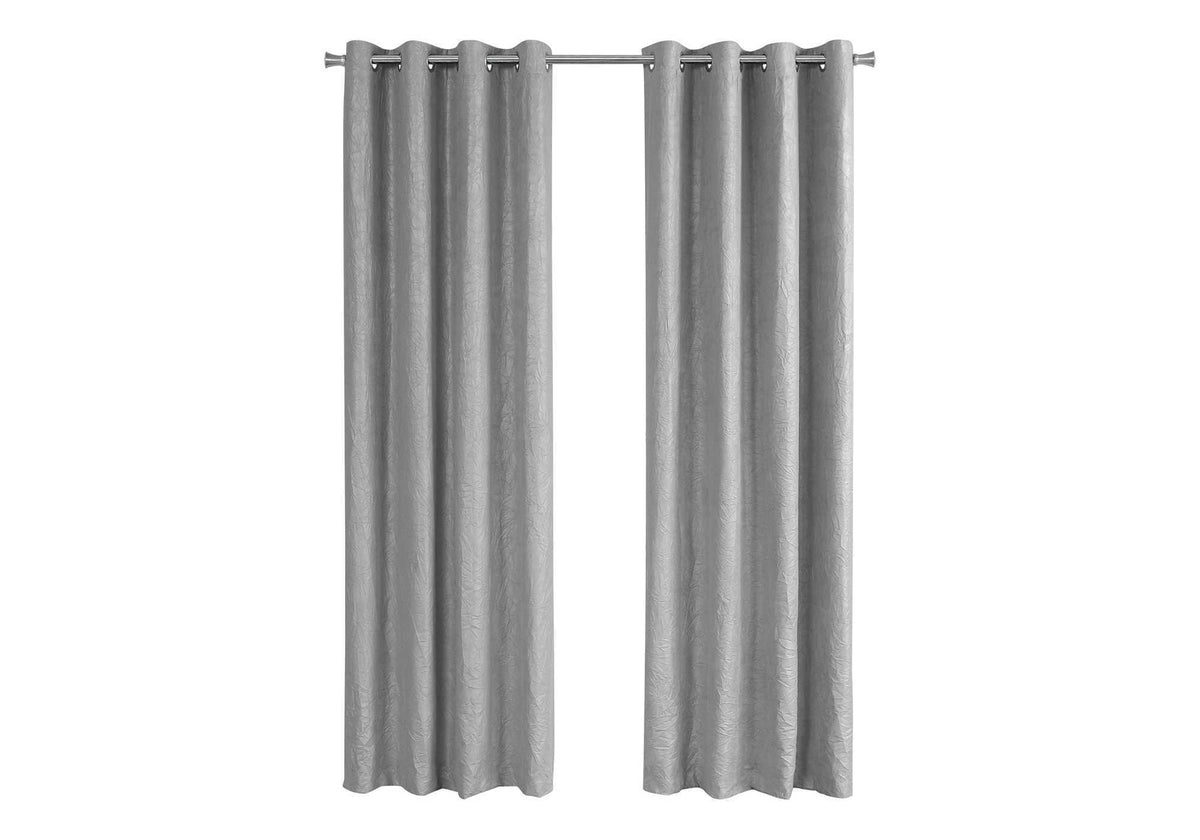 2 Pieces Set Room Darkening Curtain Panels with Grommet