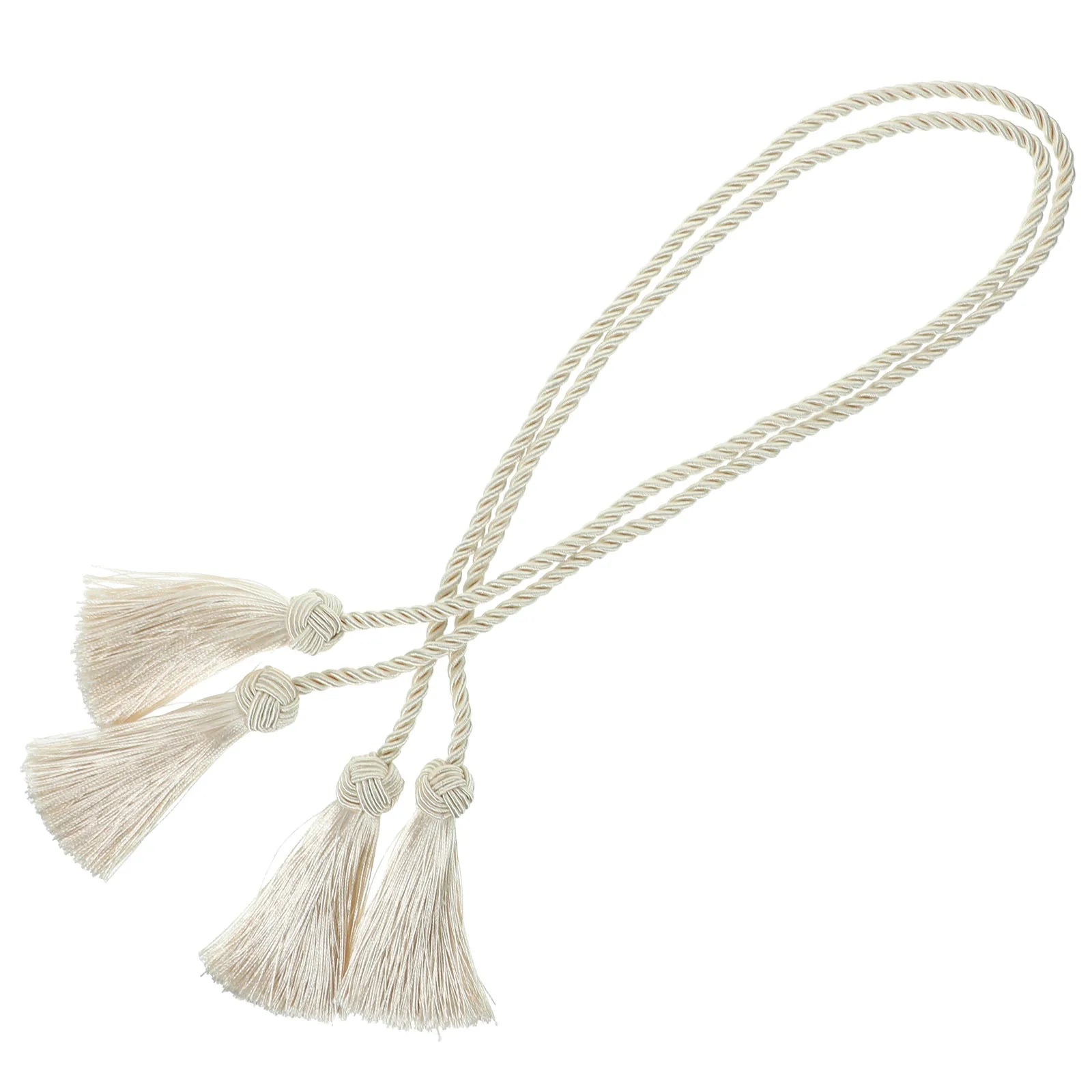 1 Pair Curtain Tiebacks Cotton Rope For Drapes Home Fixing Strap Living Room Bedroom Kitchen Decor Curtain Holdbacks Ties