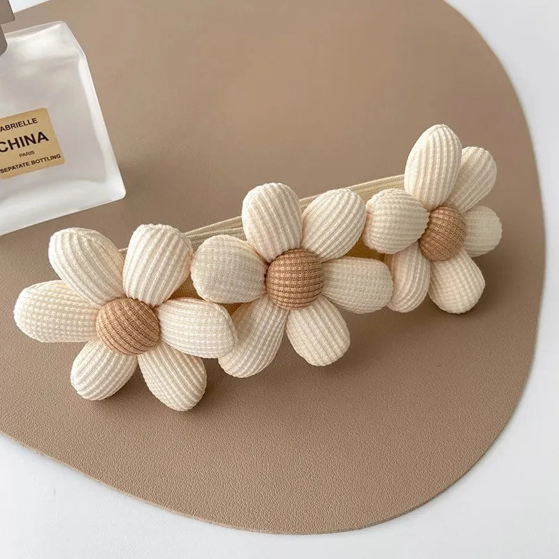 2pcs Home Lace Curtain Strap Curtain Buckle Non Perforated Binding Rope Flower Strap Cream Strap Simple Snap Buckle