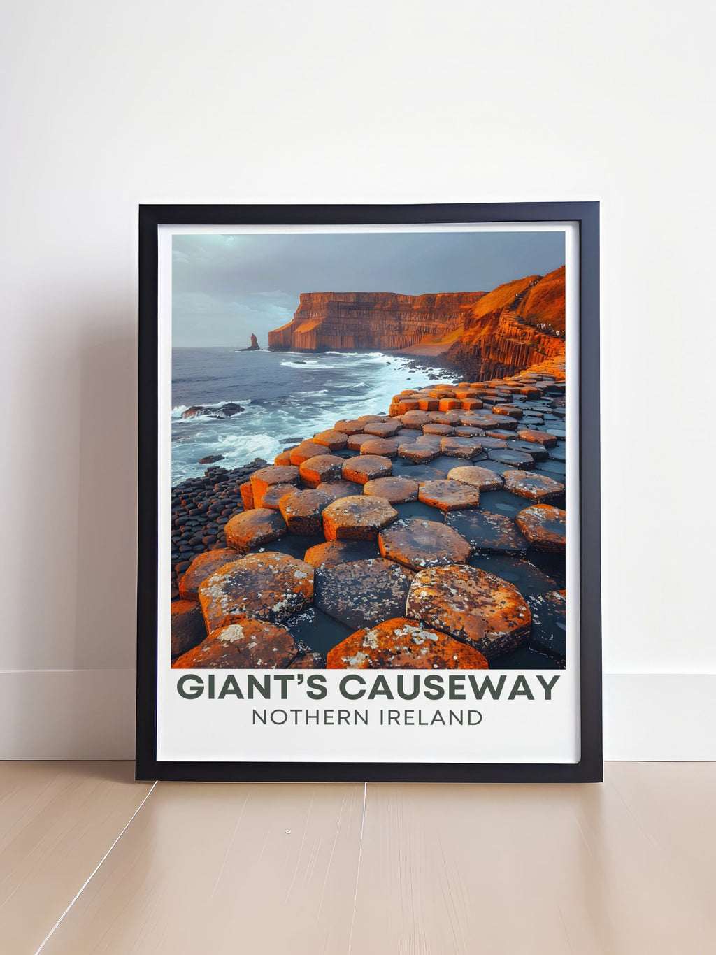 Giants Causeway Canvas Art Basalt Columns Gallery Wall Art Ireland Fine Prints