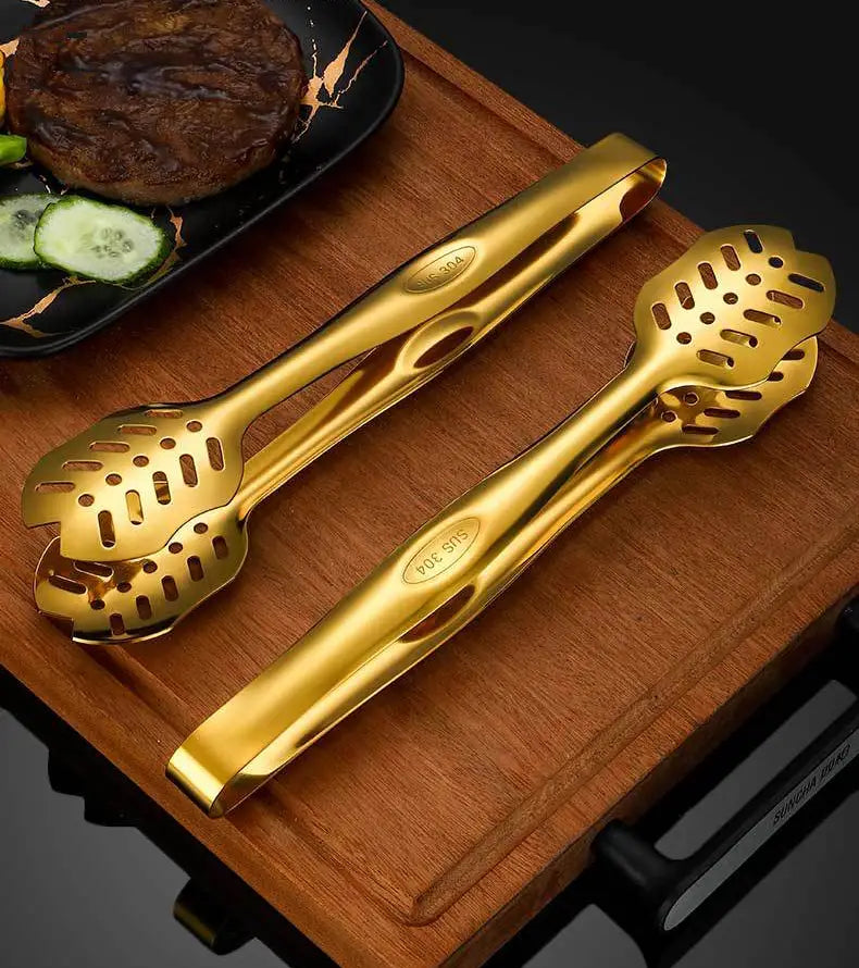 Stainless Steel Steak Clamp Food Clips for Kitchen Use