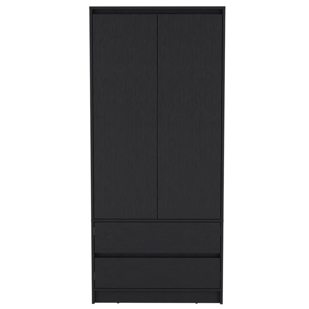 Three Piece Black Bedroom Set