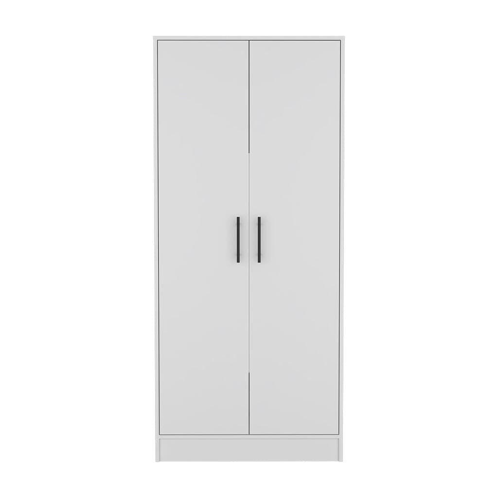 Two Piece White Bedroom Set