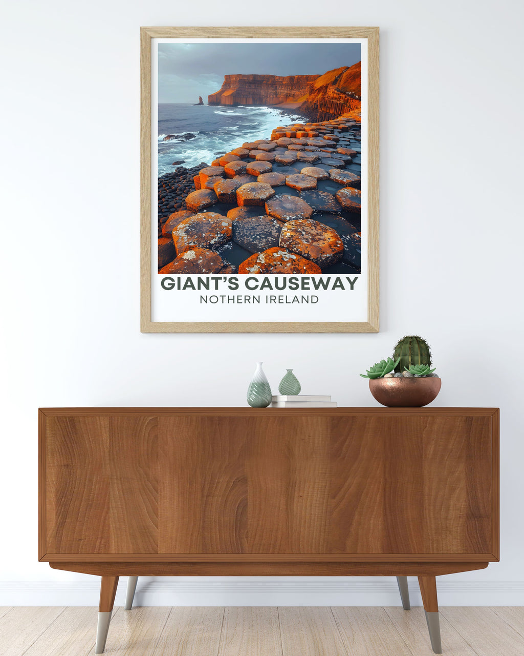 Giants Causeway Canvas Art Basalt Columns Gallery Wall Art Ireland Fine Prints