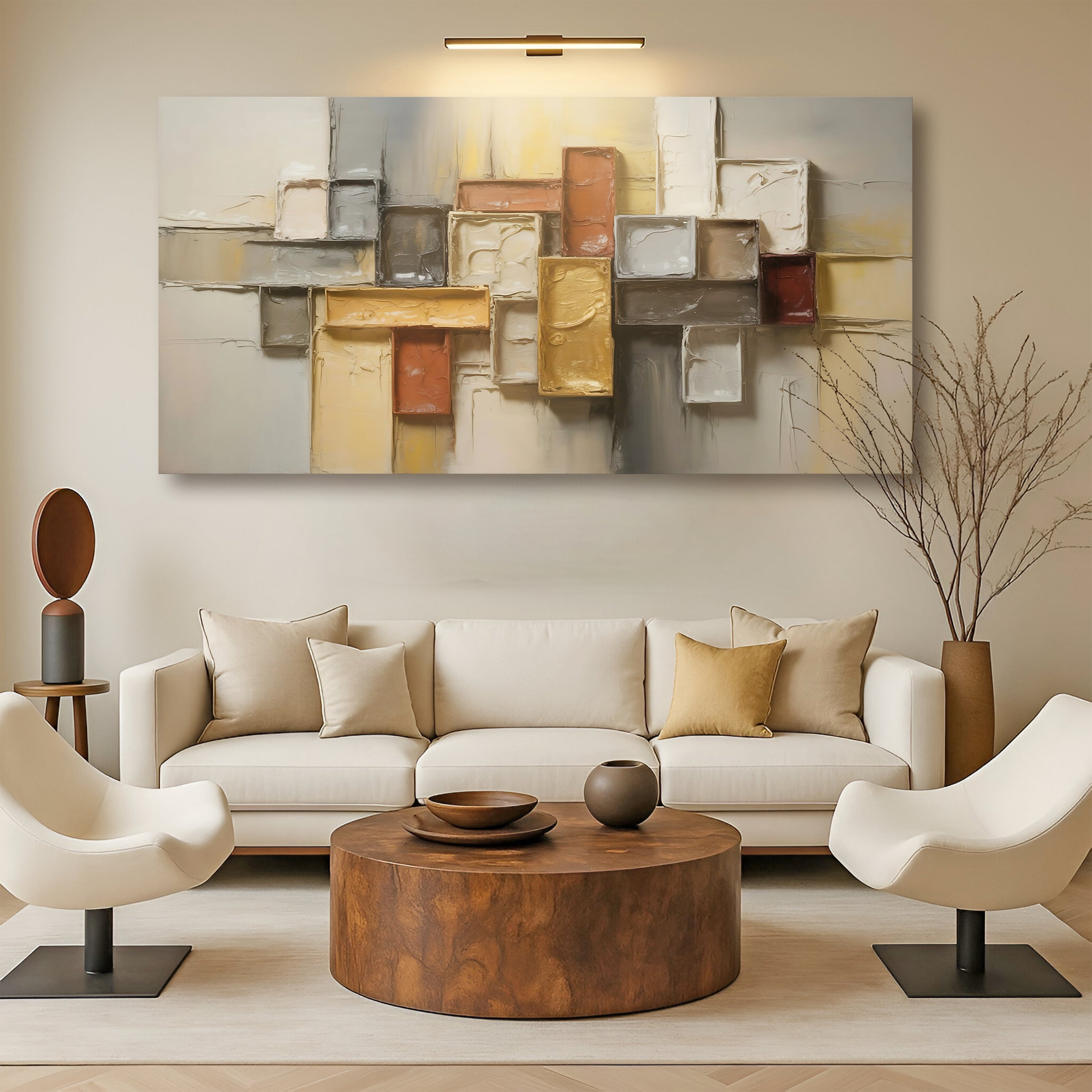 Shape Pattern Minimalist Abstract Wall Art