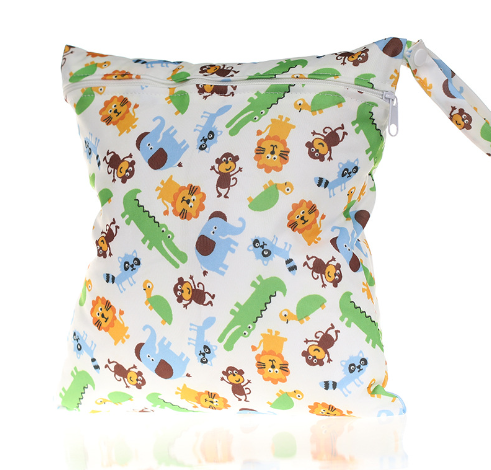 Wave Pattern Diaper Bag and Storage Pouch