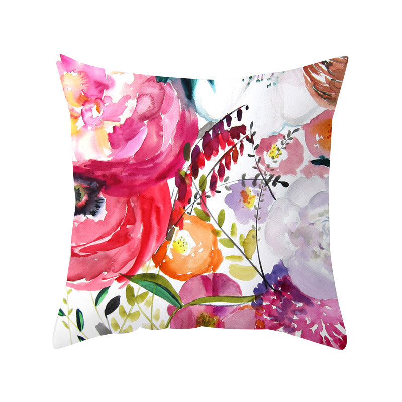 Fashionable Floral Pillowcase for Home and Office