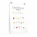 Cocktails Art Poster Decor