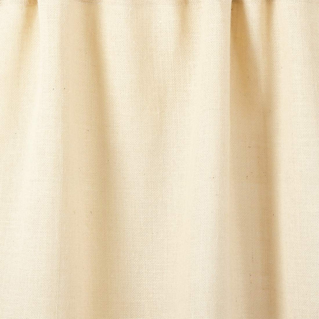 Fennco Styles Passe-Partout Burlap Lined Curtain Drape Panel 42 x 96 Inch, One Piece for Bedroom, Living Room, Patio Door Backing Sliding Glass Door Drape