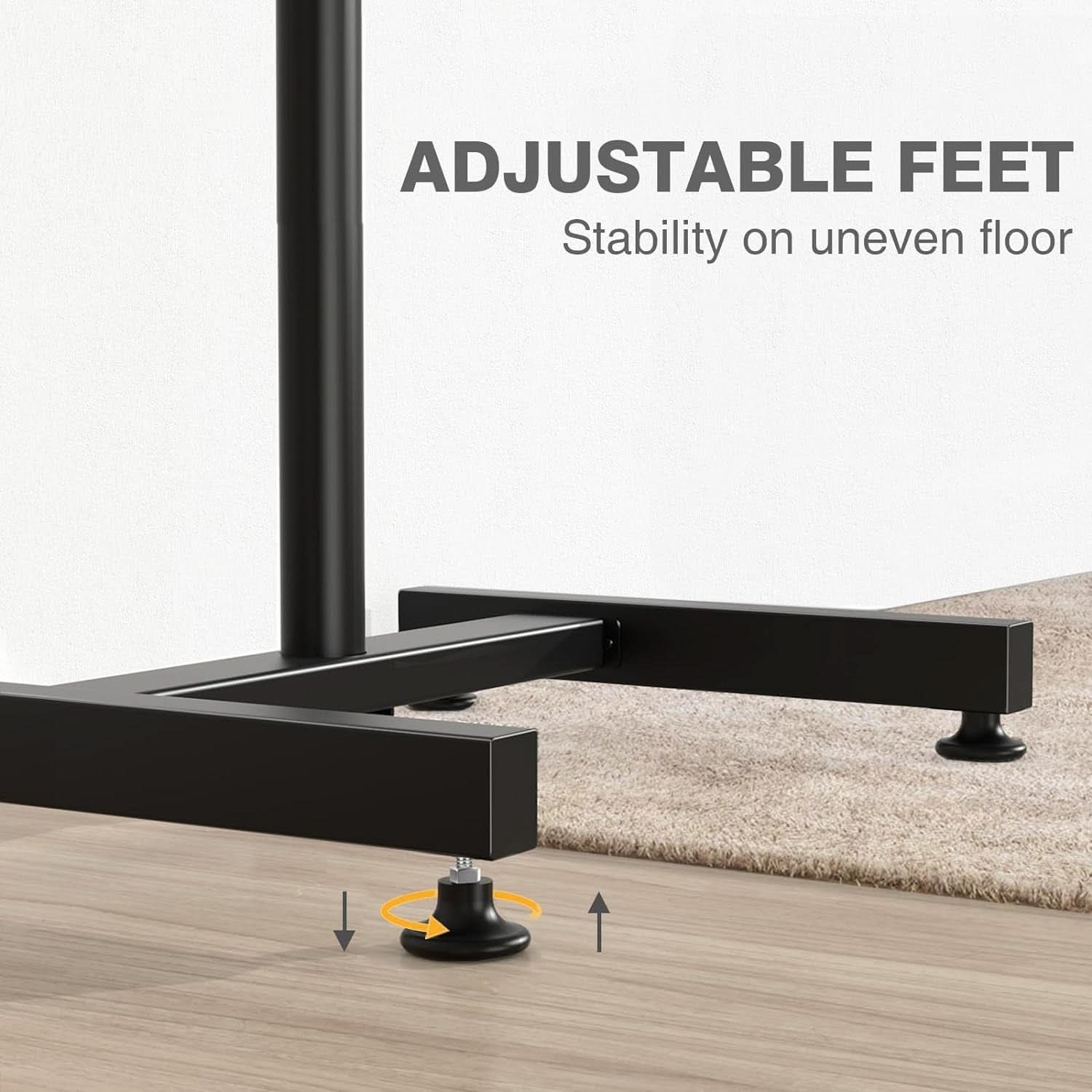Height Adjustable Television Floor Stand 13-50 Inches