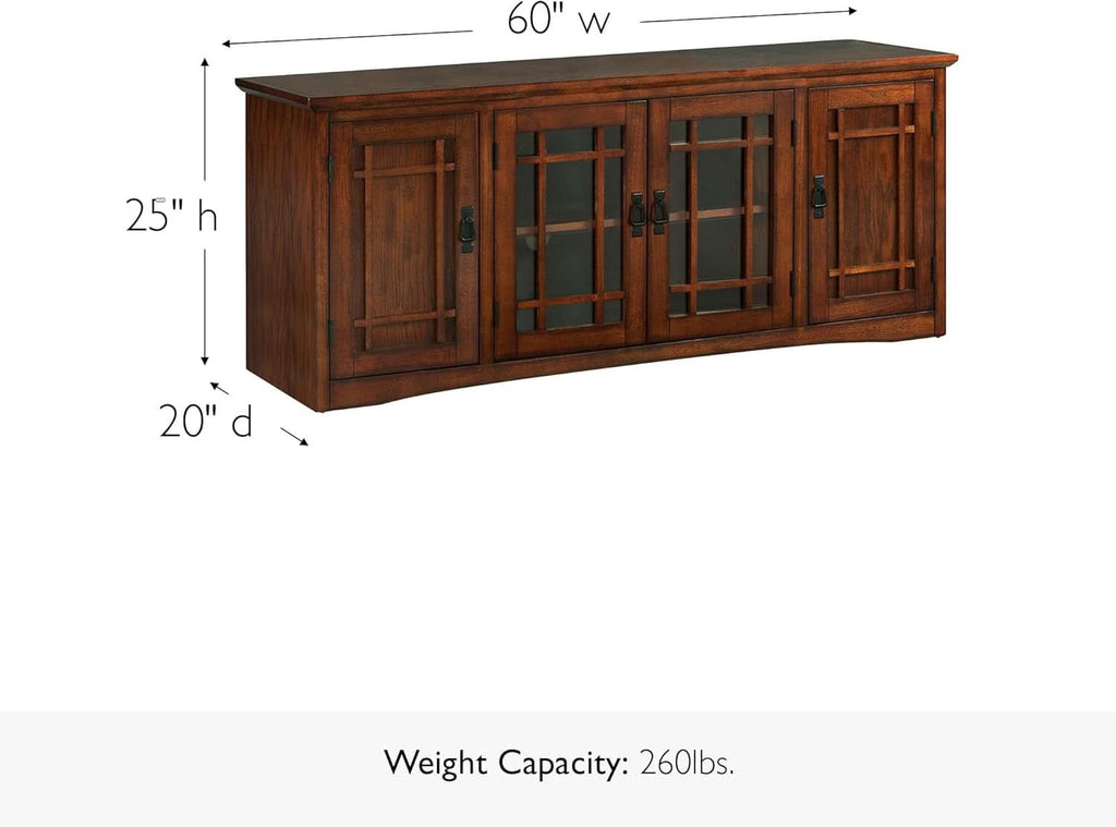 Solid North American Hardwood Television Console 65 Inch