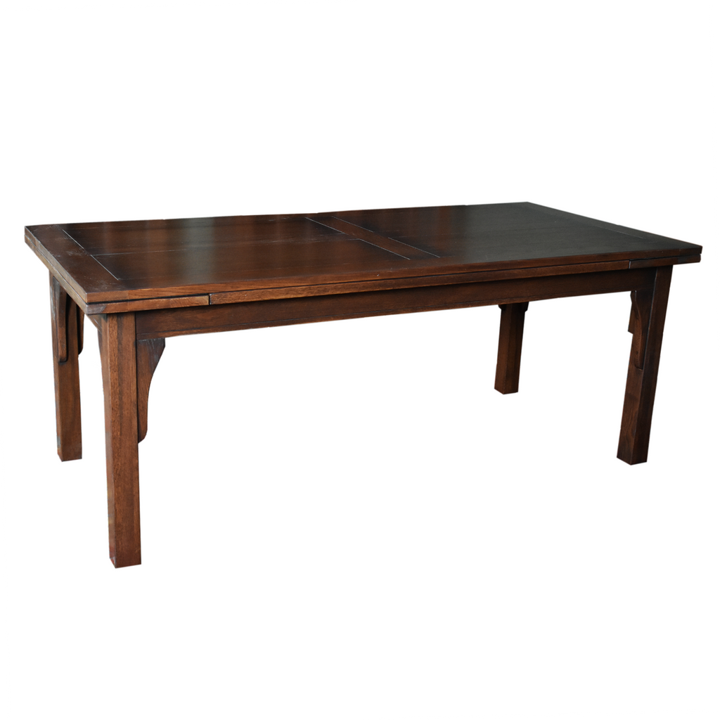 Mission Stow Leaf Table with #240 Chair Dining Set - Dark Oak
