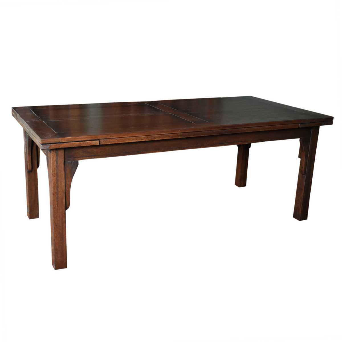 Mission Stow Leaf Table with #240 Chair Dining Set - Dark Oak