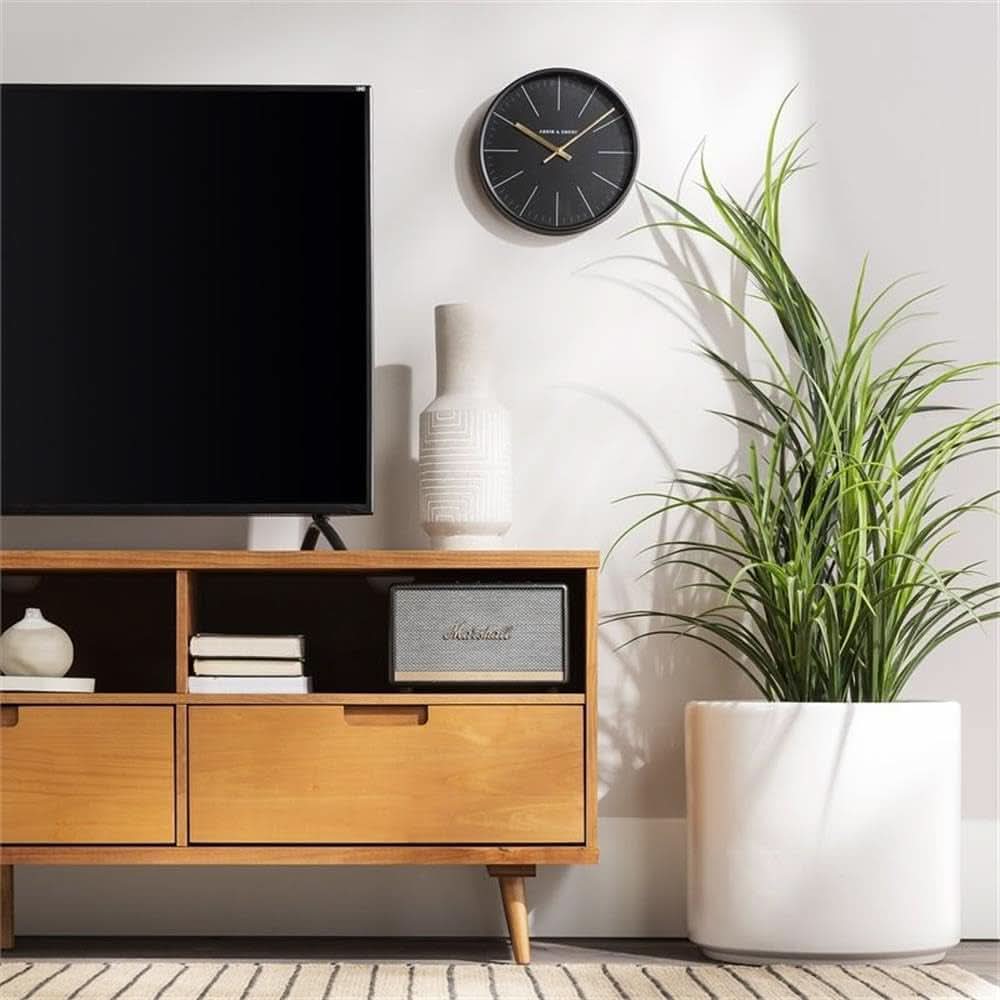Millie Mid-Century Television Stand 80-Inch Caramel