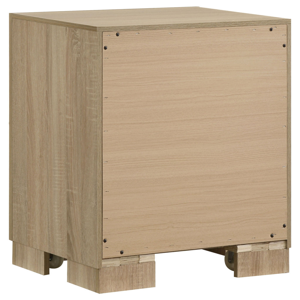 Arielle 5-piece Eastern King Bedroom Set Light Oak