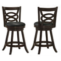 Calecita Wood Swivel Counter Stool Cappuccino (Set of 2)