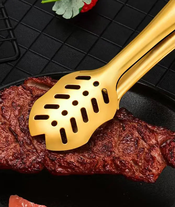 Stainless Steel Steak Clamp Food Clips for Kitchen Use