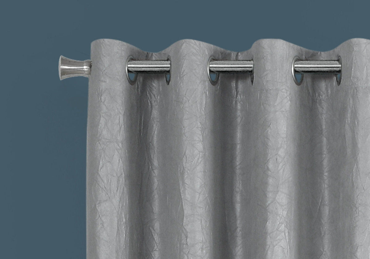 2 Pieces Set Room Darkening Curtain Panels with Grommet