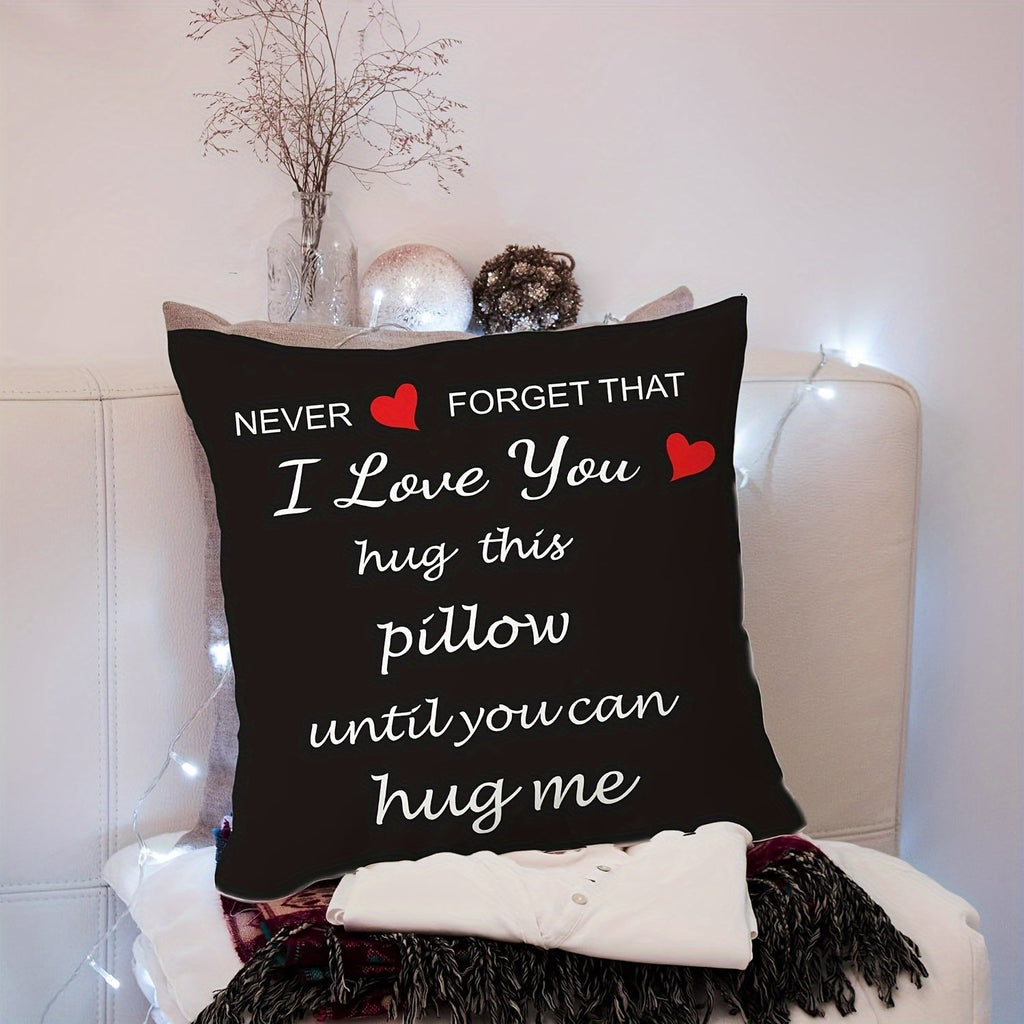 NNETM "I Love You" Hug Throw Pillow Cover