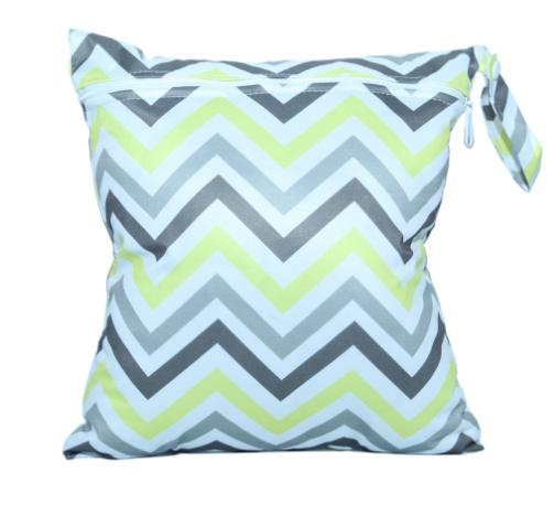 Wave Pattern Diaper Bag and Storage Pouch