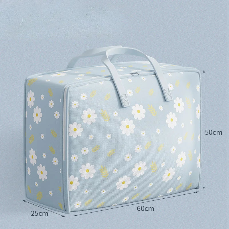 Large Blanket Storage Bags Folding Comforter Storage Bag For Clothes Storage Containers For King Comforter Bedding Pillow Sheet