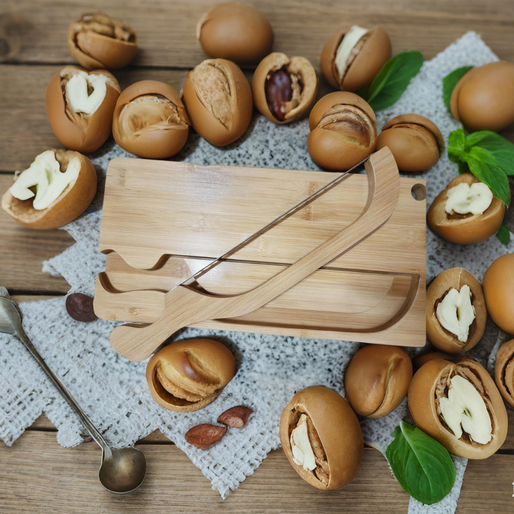 Bread cutting set bread toast slice cutting board baguette slice knife